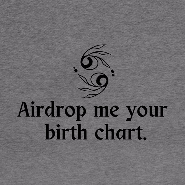 Cancer Symbol - Airdrop Me Your Birth Chart by TheCorporateGoth